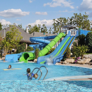 Toboggan <span class=keywords><strong>aquatique</strong></span> en spirale extérieur de taille personnalisée pour la maison, l'hôtel, l'aire de jeux <span class=keywords><strong>aquatique</strong></span>, la piscine et le <span class=keywords><strong>parc</strong></span> <span class=keywords><strong>aquatique</strong></span> - Product Image 4