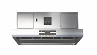 Hotte d'extraction commerciale ESP intégrée avec capot, cellule lavable, ventilateur intégré, ventilation de cuisine de restaurant par conduit, purification à 98%