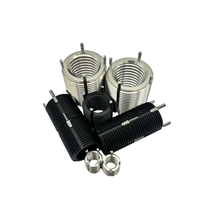 Stainless Steel Metric Coarse Thread Pin Screw Sleeve Polished Finish Fully Threaded Key Lock Protection DIN Standard 38mm OD