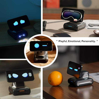 Robot de Metal con IA para Mascotas, Juguete de Interacción Emocional, Compañero de Escritorio, Interacción por Voz, Gestos, Reconocimiento Facial, Pantalla Táctil