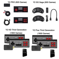 Konsol Game Mini TV Nirkabel Y2 SG 900 Game Plug Play Arcade Stick Dual Controller