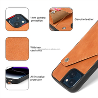 Étui de téléphone en cuir avec porte-cartes, housse en cuir pour téléphone, accessoires de téléphone en gros