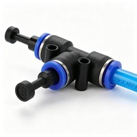 Raccord rapide en plastique pour tuyau PP-04 PP-06, connecteur de tuyau d'air, raccord pneumatique à enfoncement, bouchon de tuyau PP-16