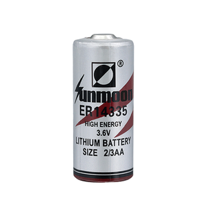 Sunmoon แบตเตอรี่ลิเธียม1650mAh 2/3AA ER14335 3.6 mAh สำหรับเครื่องตรวจจับอุณหภูมิแบบไร้สาย - Product Image 6