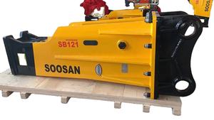 เบรกเกอร์ไฮดรอลิก SB กล่อง121พิมพ์สีแดงเหมาะสำหรับรถขุดที่มี28-35ตันคุณภาพพรีเมี่ยมสำหรับกิจกรรมการรื้อถอนอัล - Product Image 3