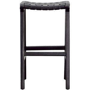 Dale Counter <b>Stool</b> -Durable High Bar <b>Stool</b> for Home Bar & Dining Room Animal Hyde/Hide/<b>Leather</b> and Wood - Product Image 4