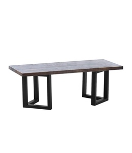 מודרני DIY כיכר מתכת ברזל שולחן רגל בסגנון כפרי אוכל ריהוט משרדי שולחן מחשב רגליים פלדת ספסל רגליים. - Product Image 5