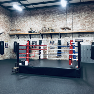 Ring Professionale <span class=keywords><strong>per</strong></span> MMA e Boxe Personalizzabile nelle Dimensioni 12ft/14ft/16ft, Ring da Combattimento Rialzato <span class=keywords><strong>per</strong></span> Allenamento in Palestra - Product Image 3