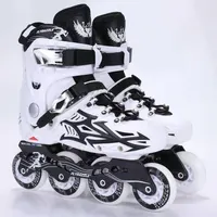 Pattini a rotelle pratici di vendita calda pattini a rotelle in linea per slalom in stile libero a quattro ruote per adulti