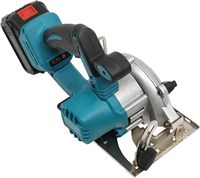 Scie circulaire sans fil portable de qualité industrielle 20V avec batterie lithium-ion pour la coupe du métal, des carreaux et du bois