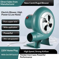 Petit ventilateur de poêle domestique 220V, ventilateur à aspiration induite par le feu, ventilateur centrifuge puissant, ventilateur industriel, plaque en acier, niveau sonore