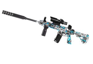 Pistola <span class=keywords><strong>de</strong></span> Agua <span class=keywords><strong>de</strong></span> <span class=keywords><strong>Burbujas</strong></span> <span class=keywords><strong>de</strong></span> Camuflaje M416, Pistola <span class=keywords><strong>de</strong></span> Juguete con <span class=keywords><strong>Gel</strong></span> y Cargador - Product Image 5