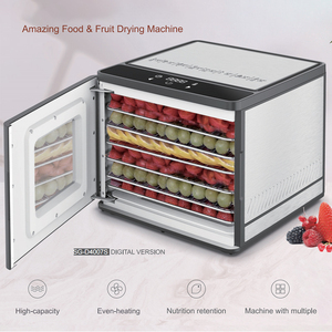 Melhor desidratador Jerky-Meat-Grade Airflow & programas predefinidos - Product Image 2