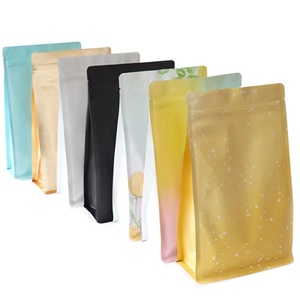Sachet refermable anti-humidité avec fermeture éclair pour aliments secs, noix, design imprimé gratuit, pochette mate de haute qualité à fond stable - Product Image 2