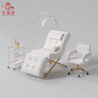 Nouveau modèle S : Lit de beauté ergonomique, chaise longue, lit de tatouage, avec tête réglable