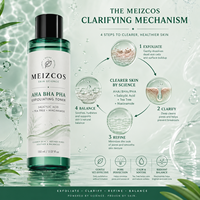 Tonique Exfoliant AHA BHA PHA 150ml à l'Acide Salicylique, à l'Huile d'Arbre à Thé et à la Niacinamide, Affinant les Pores et Clarifiant, Marque Privée OEM ODM