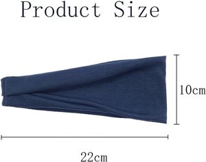 Factory Custom Wholesale Sweat Absorption Reversible Spa Yoga Fitness Sports Headband Sweatband for Hair Washing <b>Face</b> Women Men - Product Image 2