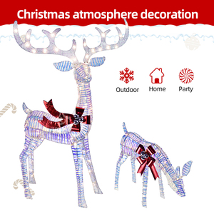 Hot Selling Wholesale <strong>Reindeer</strong> Christmas Decoration in Stock <strong>Light</strong> <strong>up</strong> <strong>Reindeer</strong> <strong>Outdoor</strong> Christmas Gold Deer - Product Image 4
