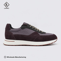 Fabricant de baskets LANCI, vente en gros de chaussures en cuir de luxe pour hommes, chaussures de course personnalisées, chaussures haut de gamme pour hommes