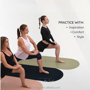 Tapete de Yoga Antideslizante, Tapete de Yoga Caliente con Diseño Antidesgarro y Tapete de Caucho Natural Ecológico con Logotipo Personalizado - Product Image 3