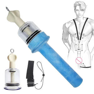 Penisvergrößerer Erotikspielzeug mit 3-in-1 Penis-Hülle, Pumpe und Hals-Bein-Riemen Penisvergrößerungspumpe Sexspielzeug für Männer - Product Image 1