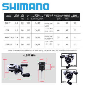 2019 новые оригинальные Рыболовные катушки <span class=keywords><strong>ANTARES</strong></span> HG для левой или правой руки, катушка MGL, рыболовное колесо, сделано в Японии - Product Image 3