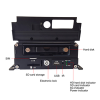Enregistreur vidéo de véhicule SeemeTech 4 canaux DVR de voiture avec GPS WIFI 4G HD 1080P plateforme Cmsv6 MDVR DVR mobile