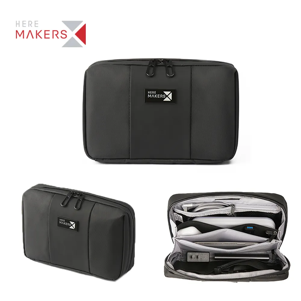 Custom New Electronic Accessories Cable Organizer Bag Digital Gadget Travel Organizer USB Cable Storage Case Bag
