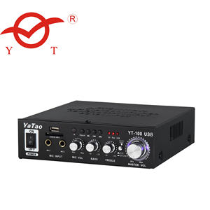 En gros <span class=keywords><strong>YT</strong></span>-100USB 2 canaux amplificateur de puissance <span class=keywords><strong>audio</strong></span> hifi amplificateur stéréo usb/<span class=keywords><strong>mp3</strong></span>/fm 2*20w - Product Image 2