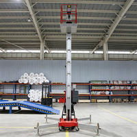 Système de descente d'urgence pour échafaudage électrique monomât en alliage d'aluminium, équipement de travail en hauteur pour chantier de construction