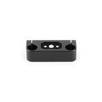 Poignée réglable CNC pour appareil photo reflex numérique avec vis de verrouillage, adaptateur de support pour téléobjectif, rail de support pour système de photographie