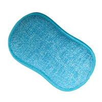 Éponge de nettoyage écologique KDIJET High 16x9x2cm pour la cuisine, certifiée Oekotex, double face en microfibre, absorption d'eau