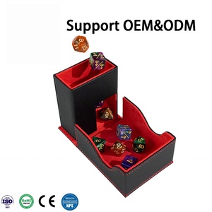 Boîte de rangement portable personnalisée FX pour dés, tour de rangement magnétique pour jeux de société, RPG, PTCG, CCG et accessoires - Product Image 1