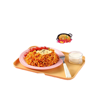 Wholesale Exotic Food Hot Sauce Refined Instant Noodles 120g 15% Fat Box Turkey Flavor 2-3 Minutes Cooking Time 6 Months Shelf