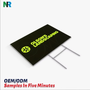 Señal de Seguridad de Plástico Corrugado de 18"x24" para Niños Jugando, Material PP con Servicio de Corte, Señal para Patio de Roc Xie - Product Image 6