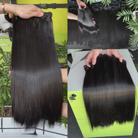 Cheveux Humains Brésiliens Remy Vierges Non Traités à Double Trame Renforcée, Cuticules Alignées, Lisses et Ondulés, Toutes Couleurs, Minimal