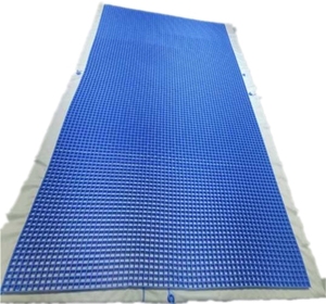 Matelas moderne en <span class=keywords><strong>TPE</strong></span> à structure quadrillée, respirant, en polymère élastique, coussin de lit orthopédique pour hôtel et maison - Product Image 5