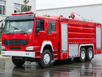 Truk Pemadam Kebakaran 6*4 Heavy Duty dengan Tangki Air Besar 20000L, Tinggi Kerja 13m, Mesin Diesel 220HP Euro 3, Penggerak 6*4, Truk Penyelamat Kebakaran