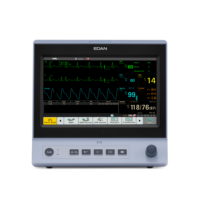 Moniteur patient Edan X10 à écran tactile multiparamètres pour cliniques vétérinaires ECG NIBP SpO2 TEMP IBP CO2