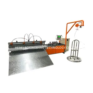 Elo de aço ully-Automatic Chain Fence Making Machine for Farms Novo do fornecedor chinês com componentes confiáveis do Motor PLc