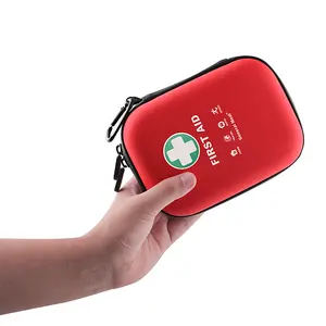 170 Pieces First Aid Kit Mini Red First-Aid Kit Waterproof First Aid Kit For Camping And Emergency