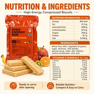 Raciones de Alimentos de Emergencia Barras de Alta Energía - Product Image 2