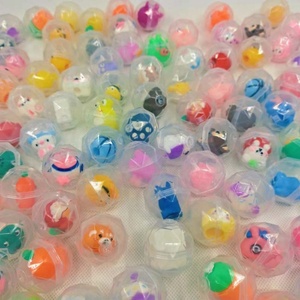 Oeuf torsadé <span class=keywords><strong>en</strong></span> <span class=keywords><strong>plastique</strong></span> Transparent de 32mm Surprise Gachapon Distributeur automatique Capsule Jouets <span class=keywords><strong>Boule</strong></span> de diamant Rempli Jouet promotionnel - Product Image 5