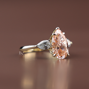 3.9 Carat Lab Grown <b>Diamond</b> Engagement <b>Ring</b> for Women Premium Fine Jewelry in Silver 10K Gold 14K Gold 18K Gold Luxury Bridal - Product Image 3
