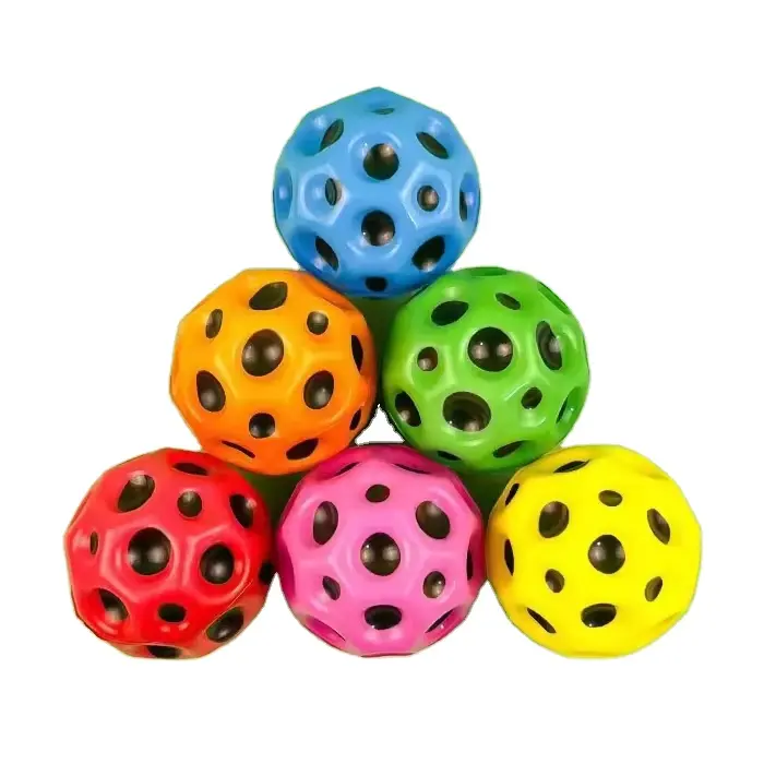 9cm Space Ball Kinder ToySuper High Bouncing Bounciest Leicht gewicht Stress abbauen Moon Ball Gummi Schaum ball