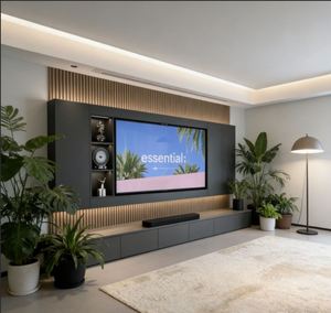 High Quality 60-95'' Height <b>Adjustable</b> Motorized Vertical <b>TV</b> Lift Remote Control Automatic Electric System Cabinet <b>TV</b> <b>Stand</b> - Product Image 6