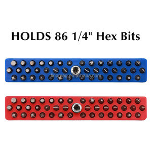 1/4 "ensemble de porte-embouts magnétiques 43 pièces trou, organisateur d'embouts avec magnétique fort, organisateur d'embouts magnétiques - Product Image 4