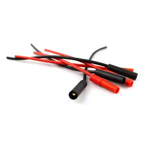 Kabel Kepala Pisang Peluru AWG #14 Kawat untuk Baterai RC Drone Mobil Lipo Biaya ESC Sepeda Listrik Kawat Harness