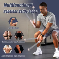 Corde de combat sans corde réglable et hautement élastique pour entraînement de force à domicile
