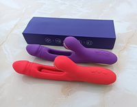 Vibrateur 3-en-1 pour femmes, stimulation du point G, 10 fréquences, rechargeable par USB, étanche IPX6, stimulation des mamelons, écologique